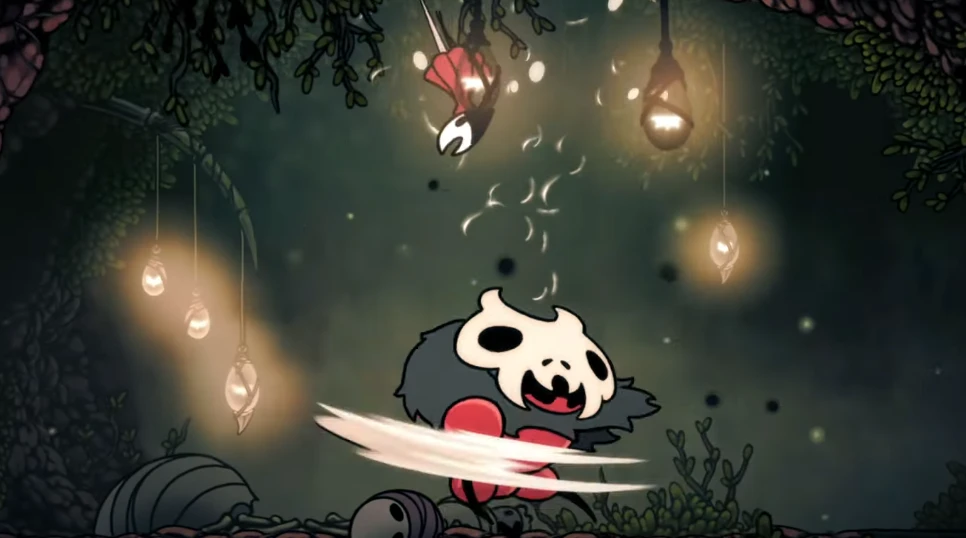 Skarrgard performing his devastating double slash attack