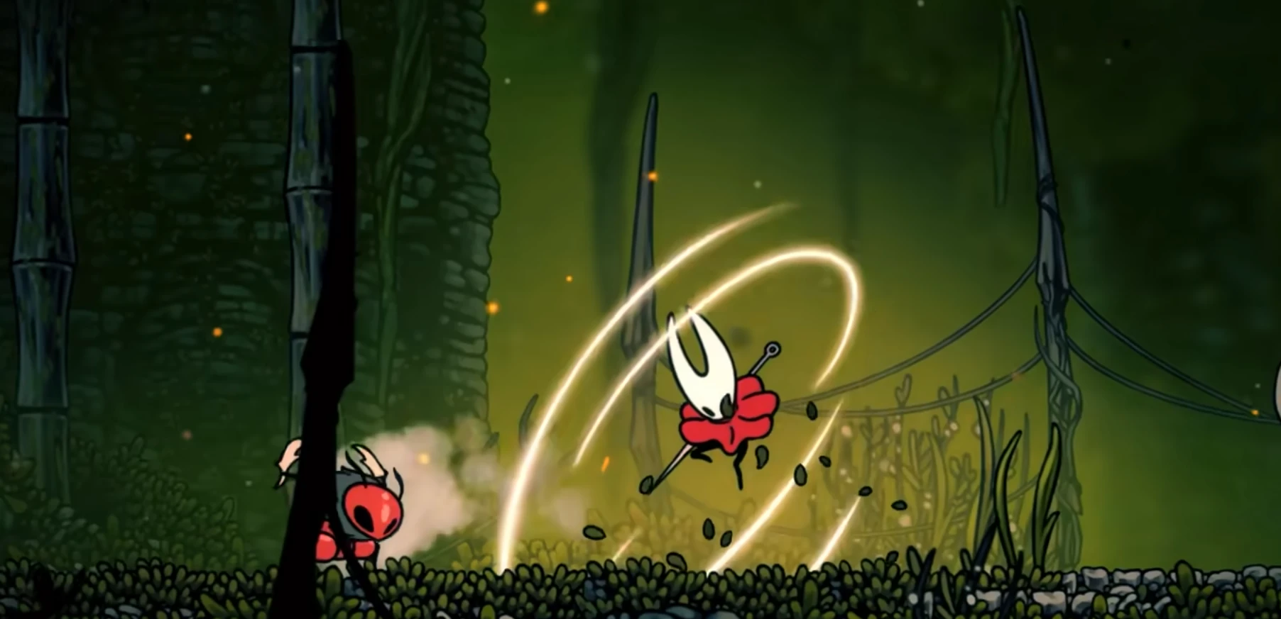 Comparison showing different enemy types and silk amounts they provide