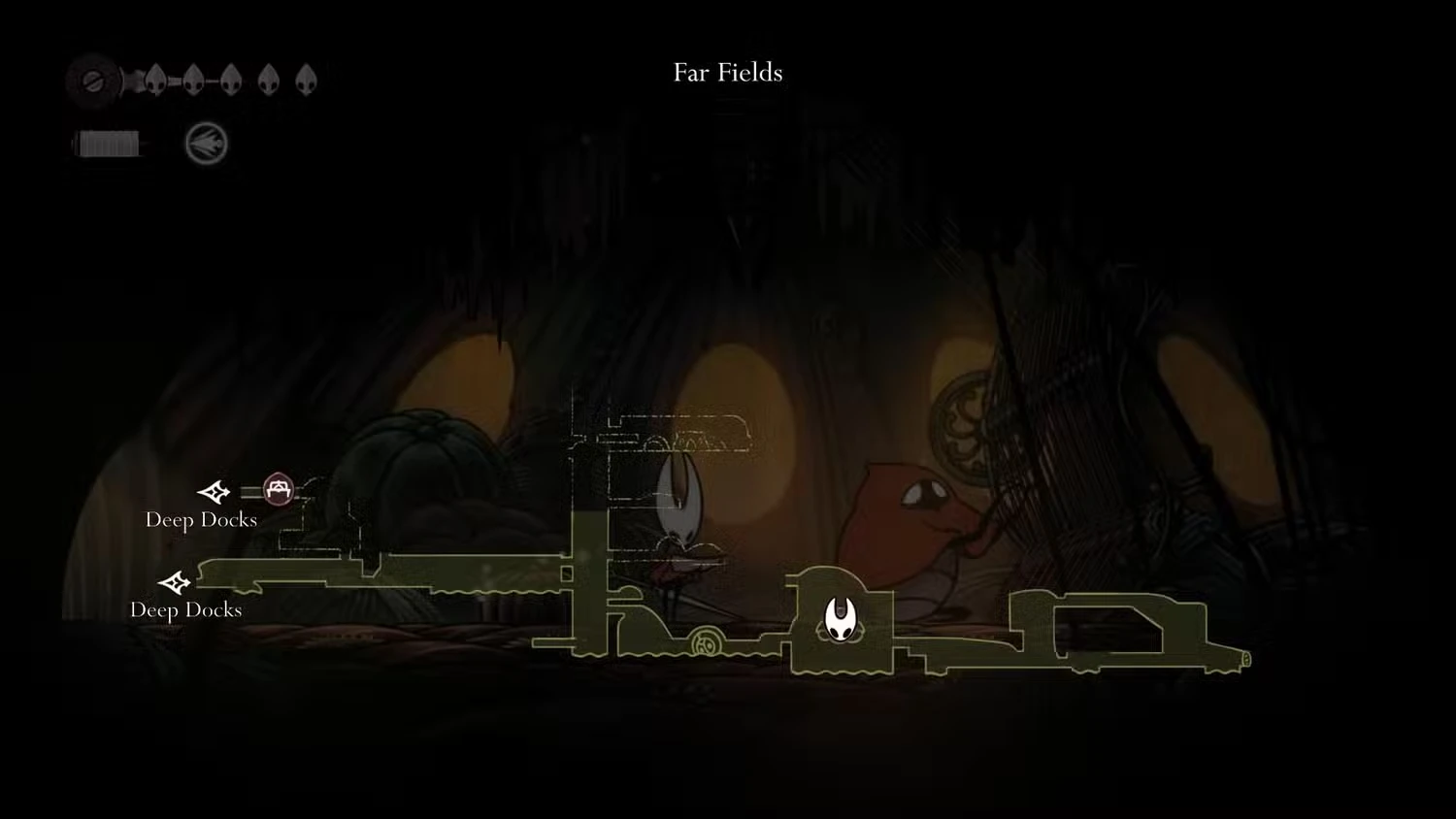 Seamstress location marked on map